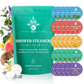Twenty Assorted Shower Steamer Tablets with Six Fragrance Labels in a Teal Resealable Gift Bag — image 9
