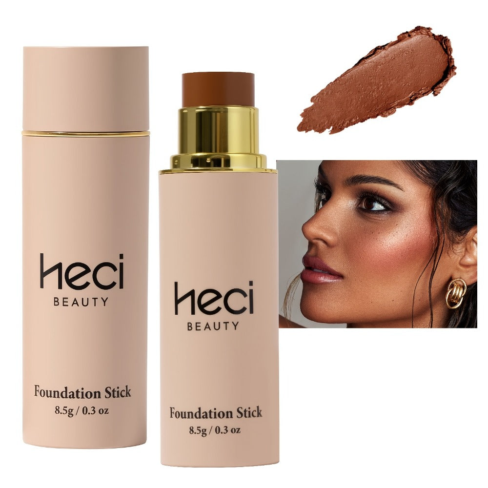 CC Cream Foundation Stick 2-Pack – Full Coverage Concealer, Waterproof Long-Lasting Natural Matte Finish, Lightweight Moistur