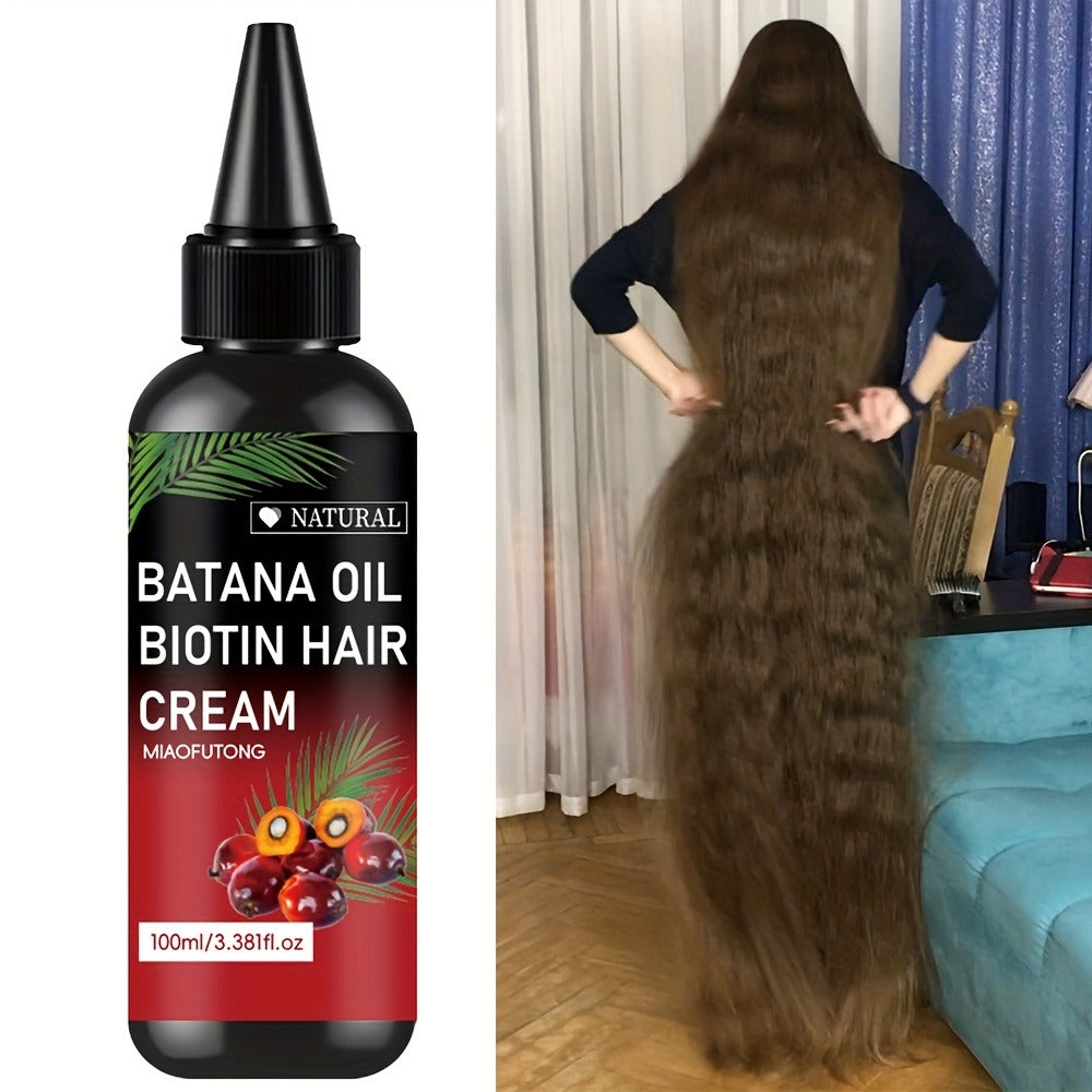 Hair Oil Batana 100ml Red-Label Pump Bottle with Rosemary Extract and Biotin for Root-to-Tip Application — image 2