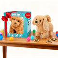Plush Electric Puppy Toy That Walks & Barks, Interactive Electronic Pet with Plush & Gift Box, Parent-Child Companion — image