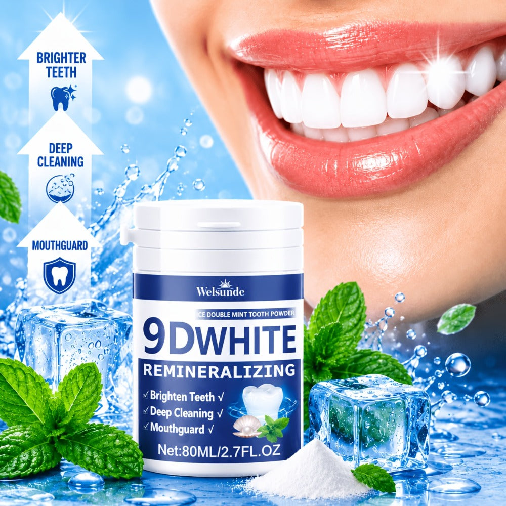 Hydroxyapatite Tooth Powder 2-Pack Remineralizing Fluoride-Free Deep Cleaning Whitening Mint Toothpowder — image 13