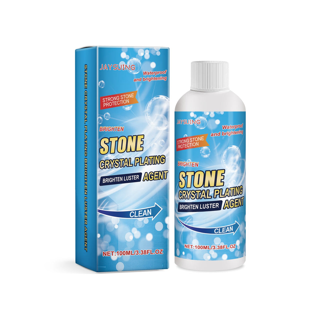 Stone Crystal Plating Agent, Kitchen Quartz Tile Countertop Scratch Repair Cleaning Stain Brightener