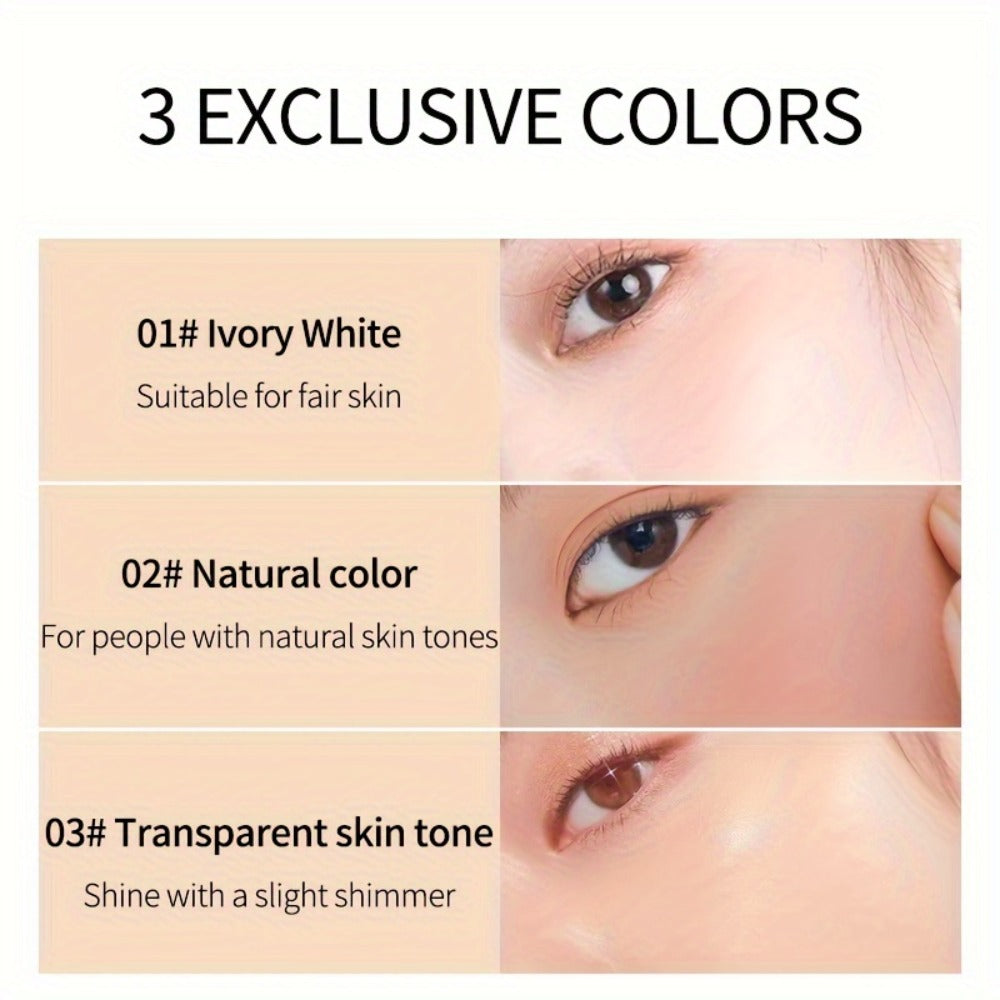 Oil Control Setting Powder Kit with Concealer Puff & Brush – Wet & Dry Dual Formula, Water-Resistant Long-Lasting Matte Finis