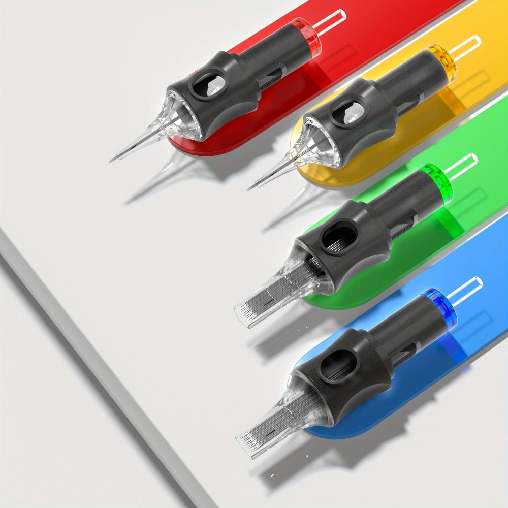 Tattoo Cartridge Needles with POSEIDON V5 Label, 50-Piece Mixed or Round Liner Pack Options — image 9