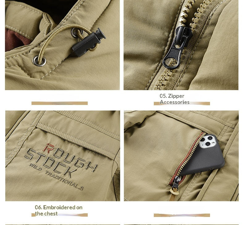 New Autumnwinter Mens Insulated Tactical Jacket
