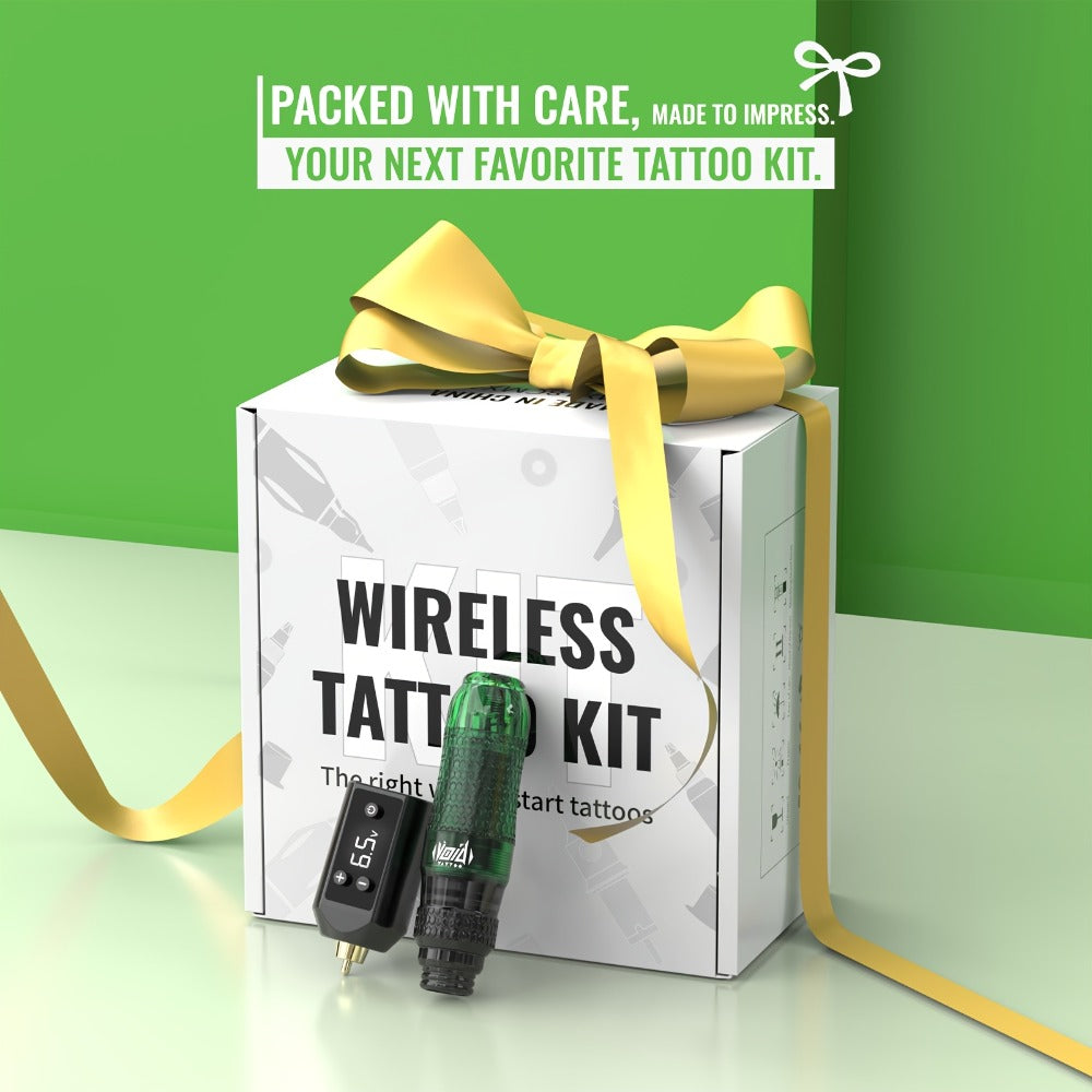 Tattoo Machine Kit VOID Wireless Pen with 1200mAh Battery, 4-12V Adjustment, 10 Cartridges and 5 Ink Shades — image 8