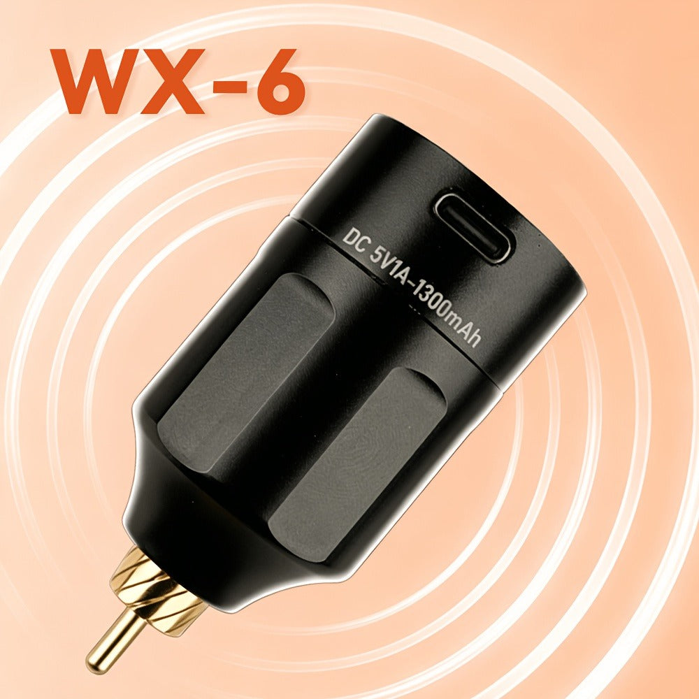 WX-6 Rechargeable Tattoo Power Supply with LED Display and Four RCA or DC Color Configurations — image 11