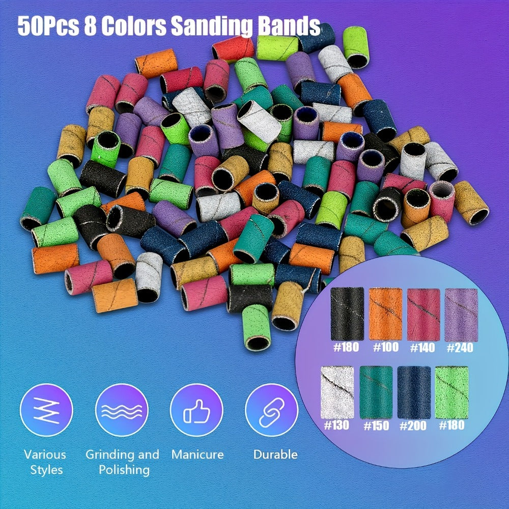 Nail Drill Bit Set Tungsten Steel & Ceramic Grinding Heads with Storage Box for Gel Removal Nail Enhancement — image 11