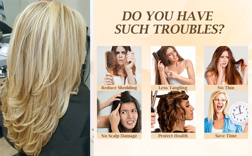 Synthetic Wig 18-Inch Layered Silvery Waves with Highlights in Two Colors and Rose Net Cap — image 15
