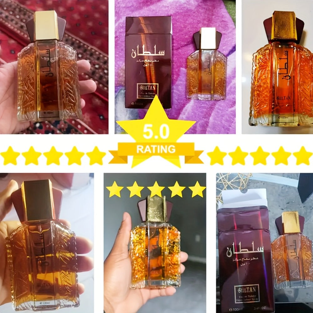 Oud Perfume for Men Arabian Dubai Fragrance Oil Sophisticated Scent Musk Amber Sandalwood for Bath Time, Home Spa and Persona