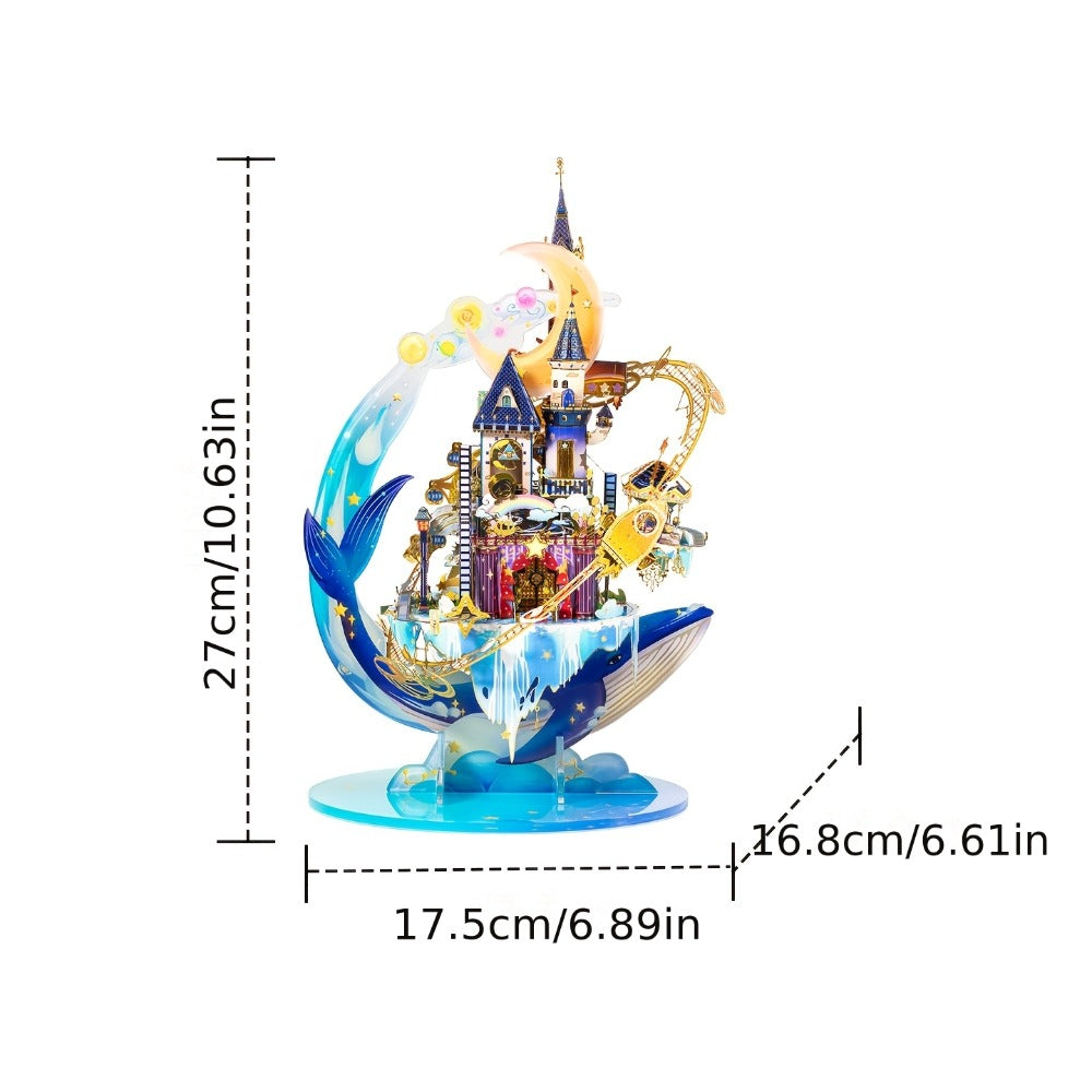 3D Metal Model Kit MU Star Playground, Handcrafted Garden Scene DIY Puzzle for Teens & Adults Ages 14+ — image 7