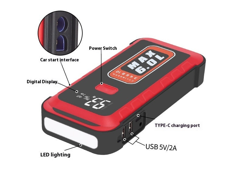 Large Capacity Automobile Emergency Start Power Source