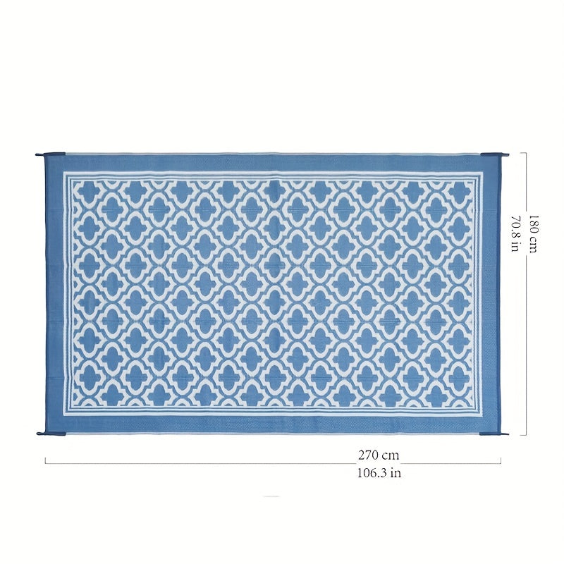 Outdoor Mat | Reversible Foldable Polypropylene RV Camping Patio Picnic — image 5