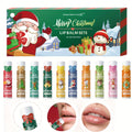 Moisturizing Lip Balm Set 10-Pack with Vitamin E – MISS FACTORX Natural Look Lipstick Collection for Women, Hydrating & Nouri