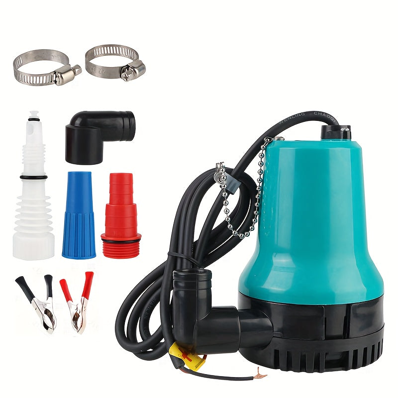 Submersible Pump, 12V DC Pond Garden Fish Tank RV Irrigation Lawn for Garden, Patio and Yard Use — image 1