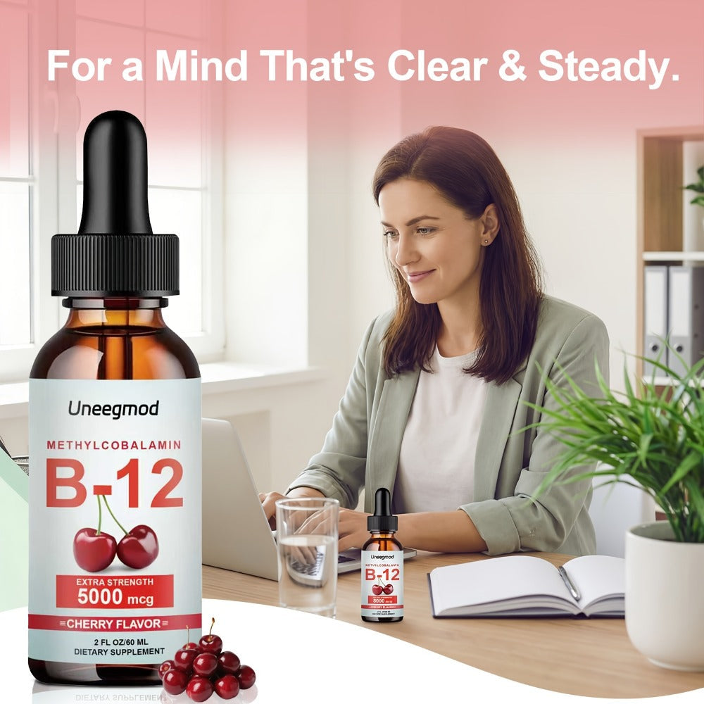 Sublingual Vitamin B12 Liquid Drops 5000mcg Methylcobalamin for Bath Time, Home Spa and Personal Care — image 3