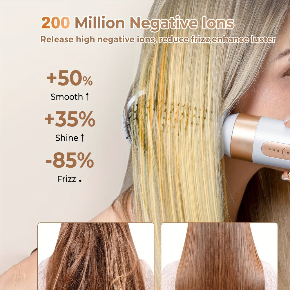 7-in-1 Hot Air Brush Hair Styling Tool with 110, 000 RPM Motor, Diffuser and Attachment Set — image 7
