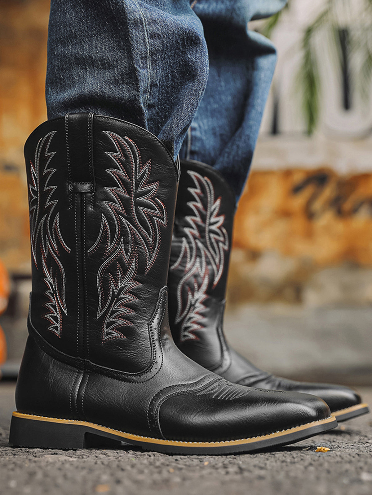 Men's Shoes Autumn New Leather Boots
