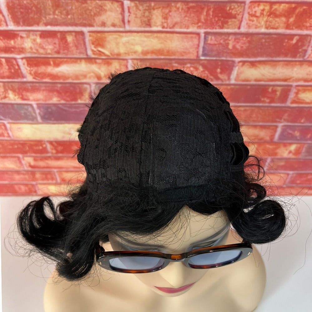 Synthetic Wig 4-Inch Dark Brown Body-Wave Pixie Bob with Four Color Options for Festival Looks — image 8