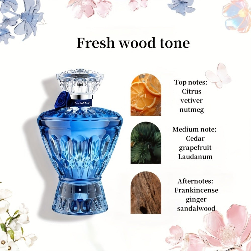 Eau de Parfum for Men 75ml in Sculpted Blue Bottle with Woody-Aromatic Source Family for Daily Wear — image 8
