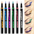 Colored Eyeliner Pencil Set with Six Shades in Blue, Purple, Green, Pink, Black and Gold-Tone Looks — image 1