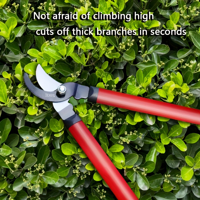 Long-Handle Bypass Loppers in Red or Green with Black Foam Grips and H or L Checkout Options — image 8