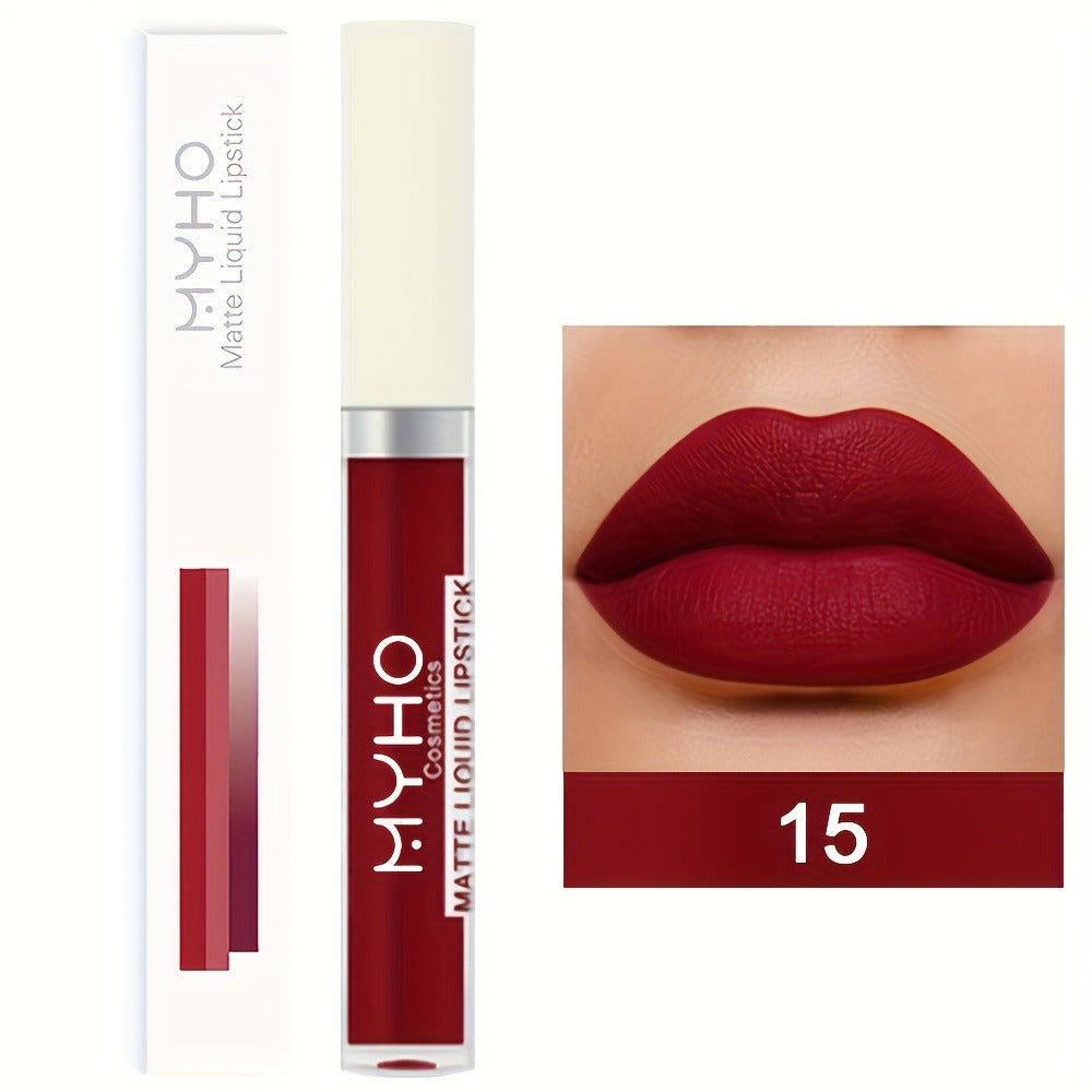 Lip Gloss Set by MYHO Cosmetics with 9 Matte Lip Colors per Set and Two Retained Shade Collections — image 13