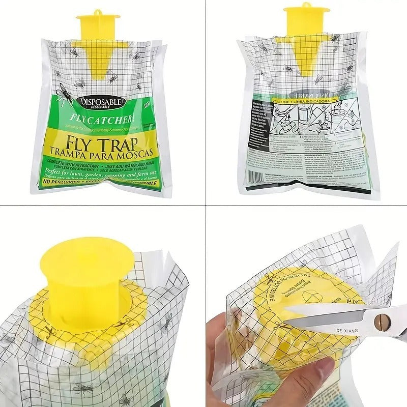 Outdoor  Fly Trap Bag The Ultimate Fly Eradicator Plants Fly Control