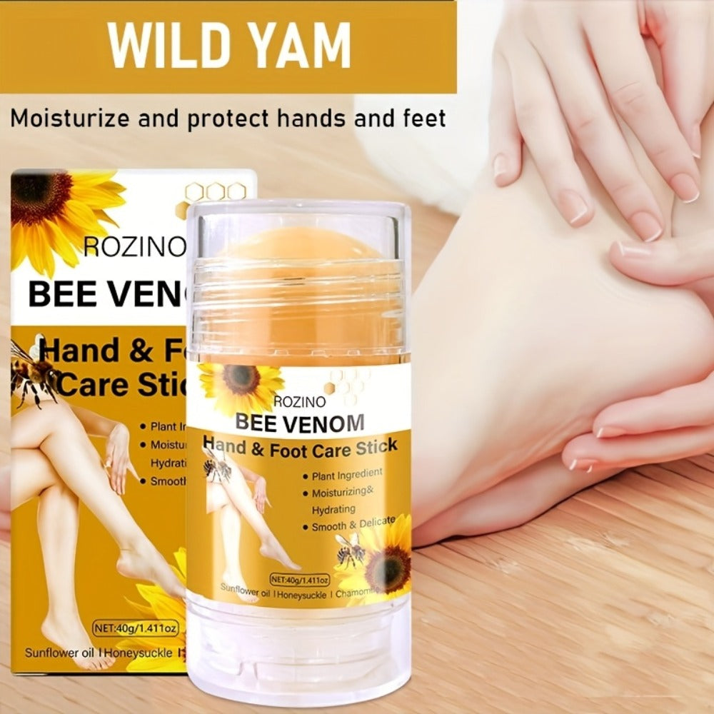Skincare Set with ROZINO Label, 5 Bee Venom and Vitamin C Items for Lip Face Neck Hand and Foot Care — image 9