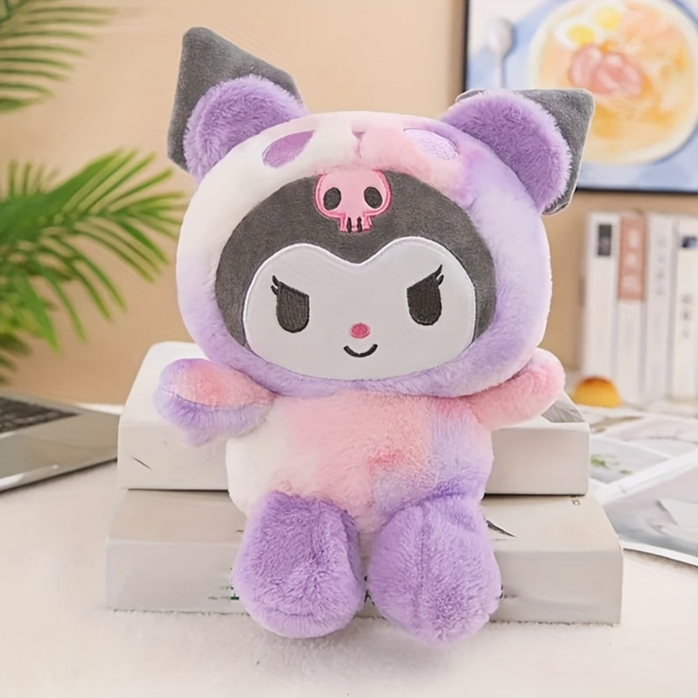 Sanrio Plush Doll, Hello Kitty Kuromi Cinnamoroll My Melody Kawaii Stuffed Animal Character Toy, Cute Gift for Girls & Teens 