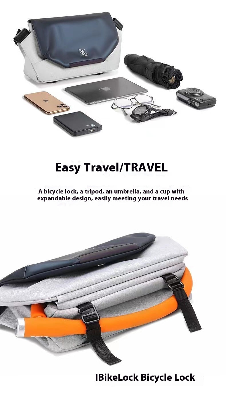 Light And Shadow Planetary Camera Crossbody Nebula Large Capacity Boys Shoulder Riding Chest Bag