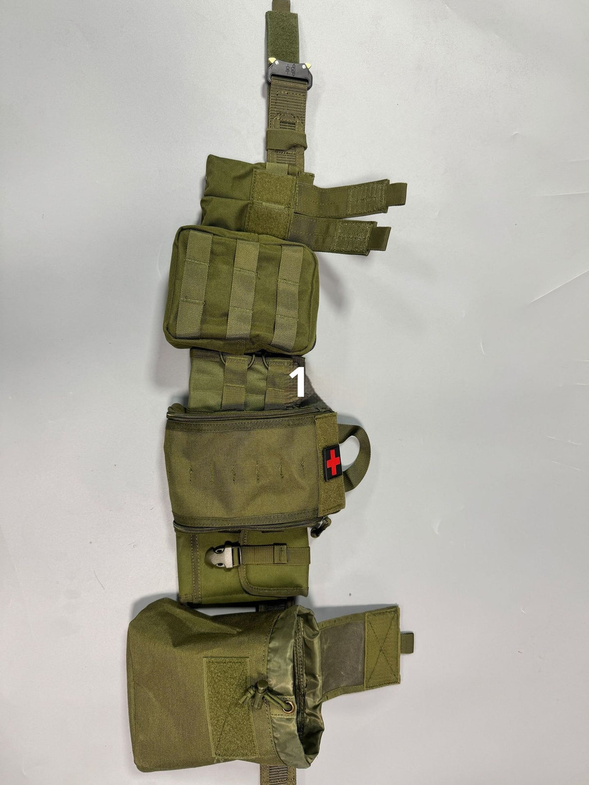 Waist Seal Eight-piece Set Quick Release Equipment Waist Bag Outdoor Patrol Multi-functional Tactical Belt Wholesale