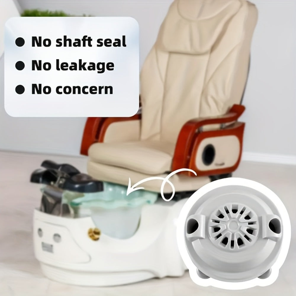 Magnetic Pipeless Jet Head Motor Replacement for Pedicure Spa Chair, Rotating Jet with Propeller & Cap — image 9