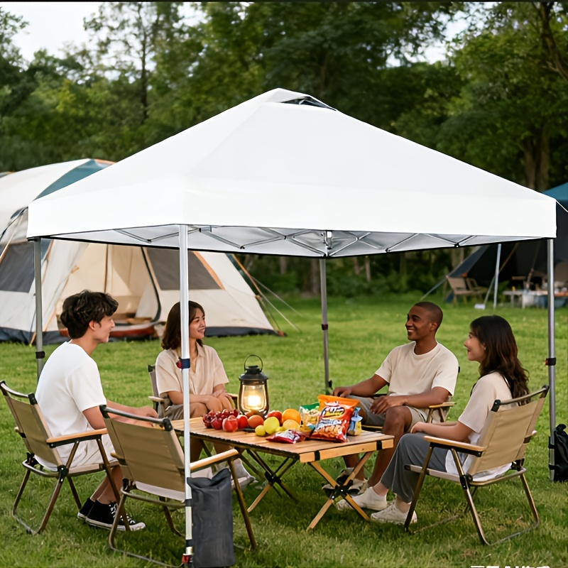Dual-Vent 10x10ft Pop-Up Canopy Tent with Center-Hub Frame, Three Colors and Wheeled Carry Bag — image 6