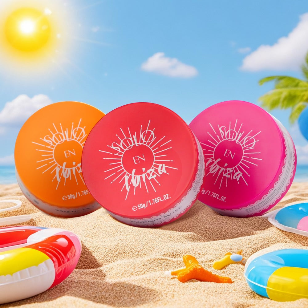 Body Butter Set 3-Piece Solo En Ibiza Long-Lasting Fragrance Body Cream for Women & Men – 3 Scents 1.76 fl oz Each Daily Mois