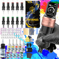 POSEIDON ZH03 Tattoo Kit with 2300mAh Adjustable-Stroke Pen, USB-C Charging, 20 Cartridges and 11 Inks — image 19