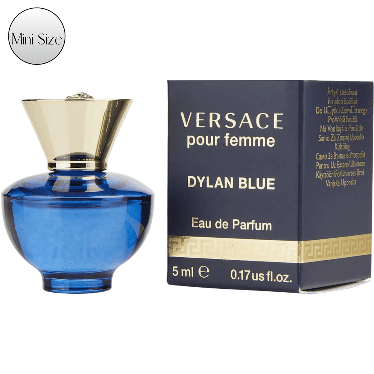 Versace Dylan Blue Pour Femme Eau de Parfum Travel Size 5ml 0.17oz - Mini Perfume Spray for Women Floral Fragrance — image 4