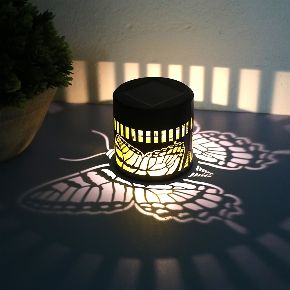 Two- or Four-Piece Solar Butterfly Fence Lantern Set with Metal Cutout Shades, 16 x 7.8 x 8.5cm Each — image 10