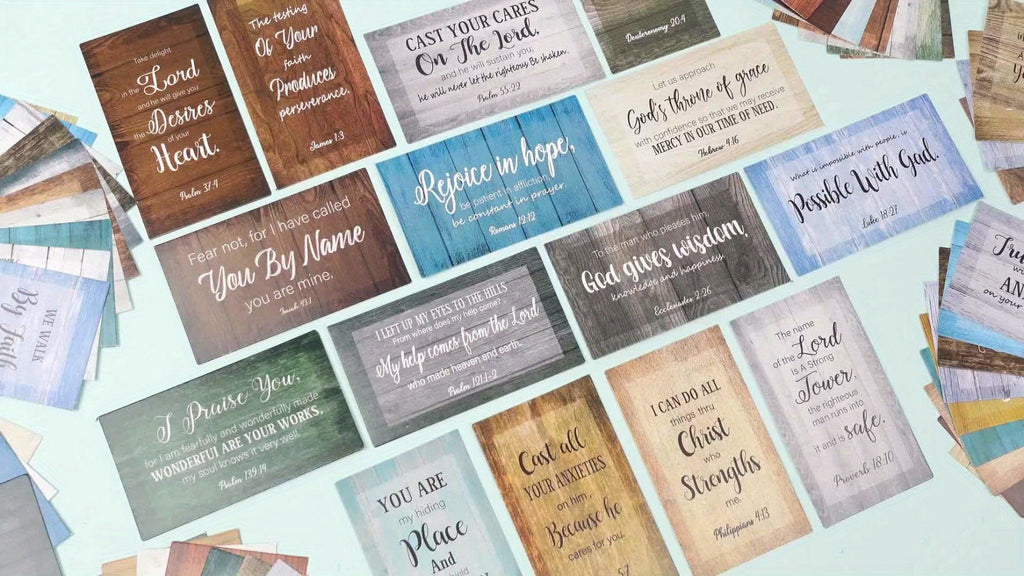 Bible Verse Cards 240 Pcs Bulk, Full Scripture Mini Prayer & Inspirational Quote Cards for Women Men Students — image 7