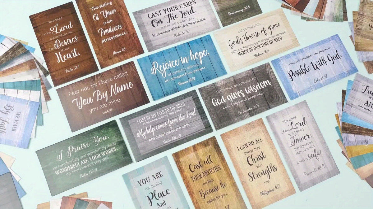 Bible Verse Cards 240 Pcs Bulk, Full Scripture Mini Prayer & Inspirational Quote Cards for Women Men Students — image 7