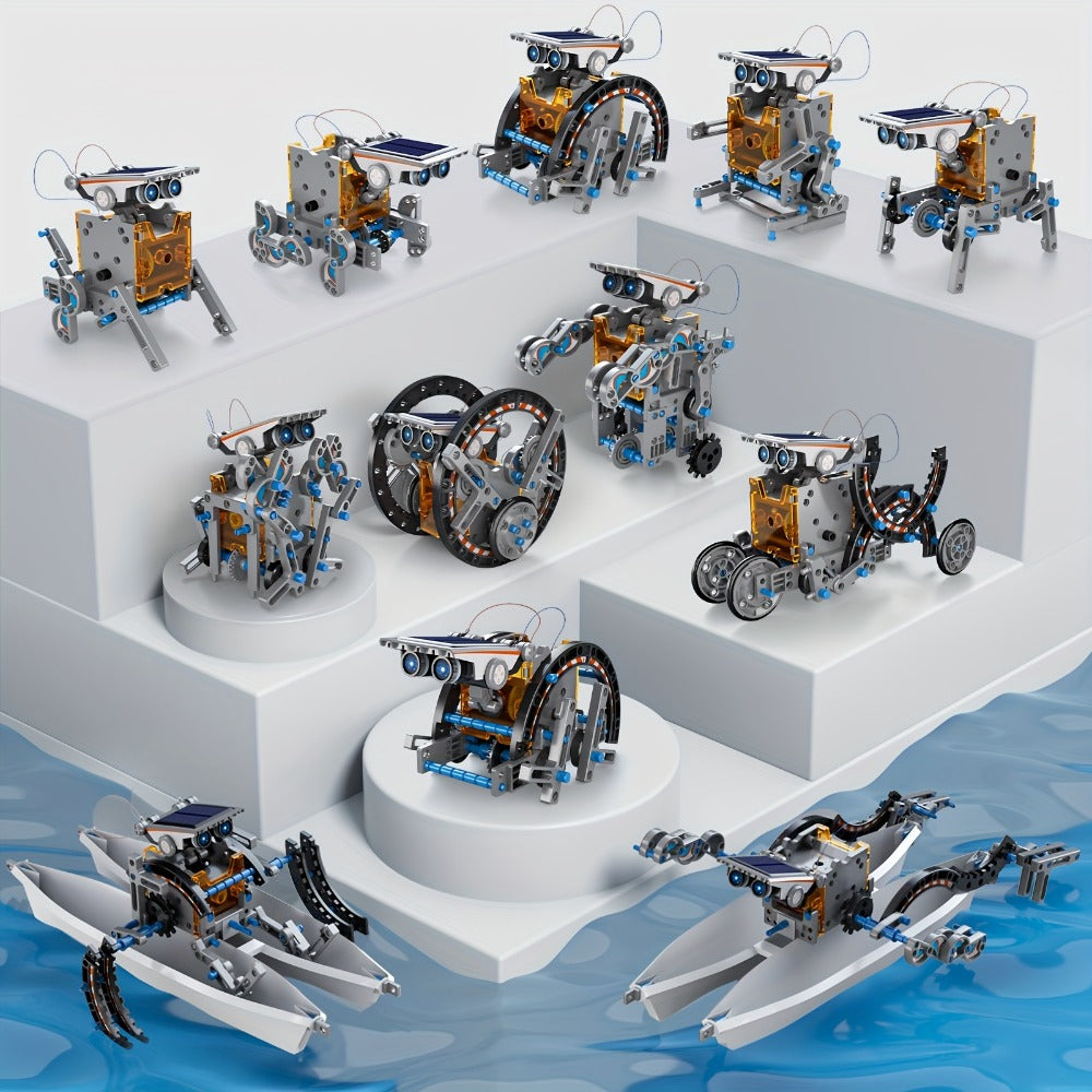 12-in-1 Solar Robot Kit for Kids Ages 8-13, Build Your Own Solar Powered Robot, STEM Engineering Building Toy — image 11