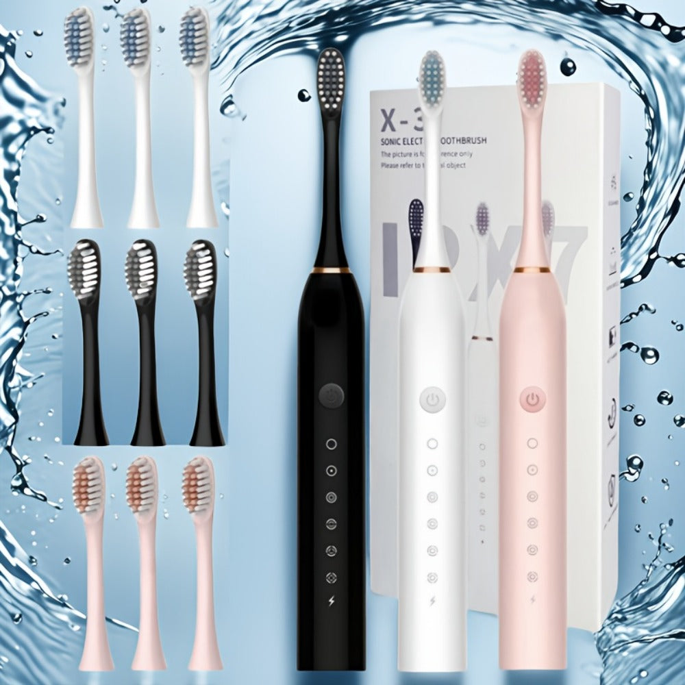 Electric Toothbrush with Six Brushing Modes, Two-Minute Timer, USB Charging and Three Color Options — image 9