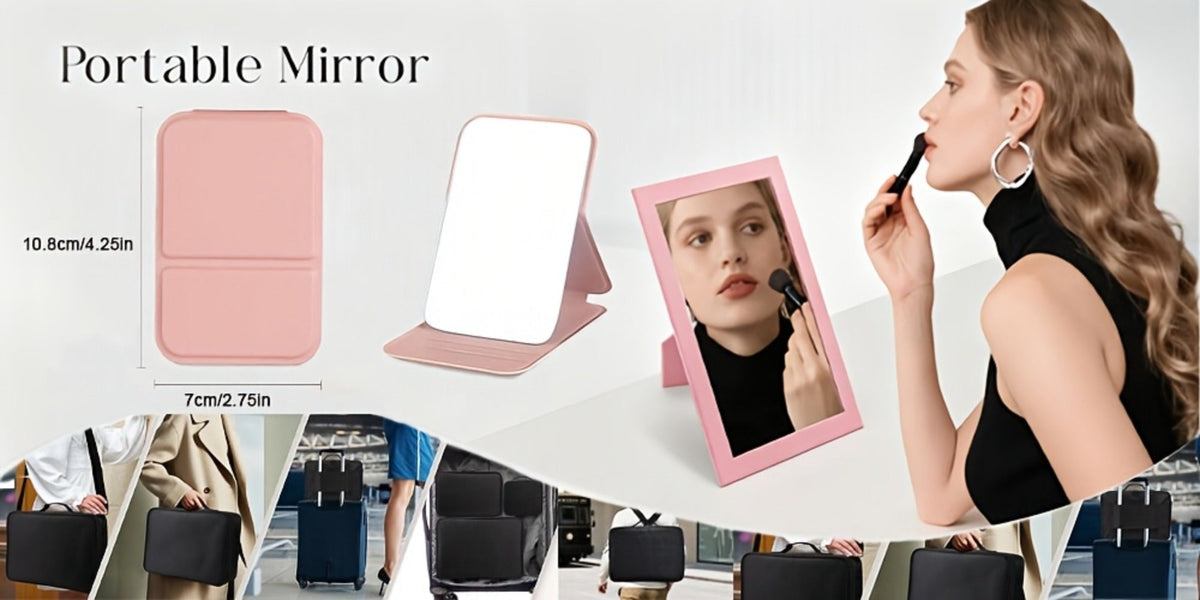 Black 15.8-Inch Soft Makeup Train Case with Three-Layer Interior, Brush Panel and Shoulder Strap — image 15