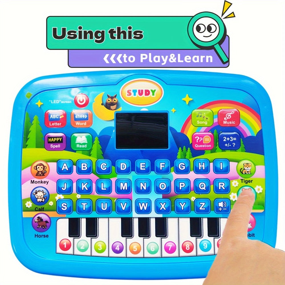 Educational Learning Machine for Kids with 2.2" Screen Alphabet Numbers Music Animals Piano Keys — image 4