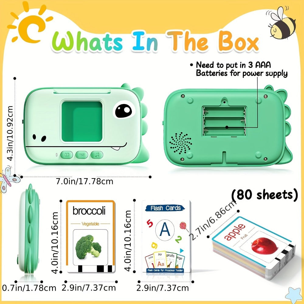 Talking Flashcard Machine for Toddlers 160 Words with the Listed Color, Size or Set Options for Everyday Use — image 3