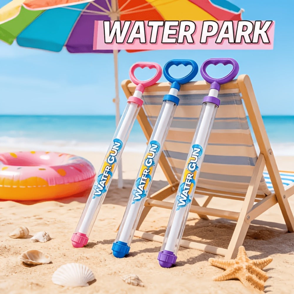 Firework-Shape Manual Water Blaster Set with Three or Six Pull-Push Wands in Blue, Purple and Pink — image 9
