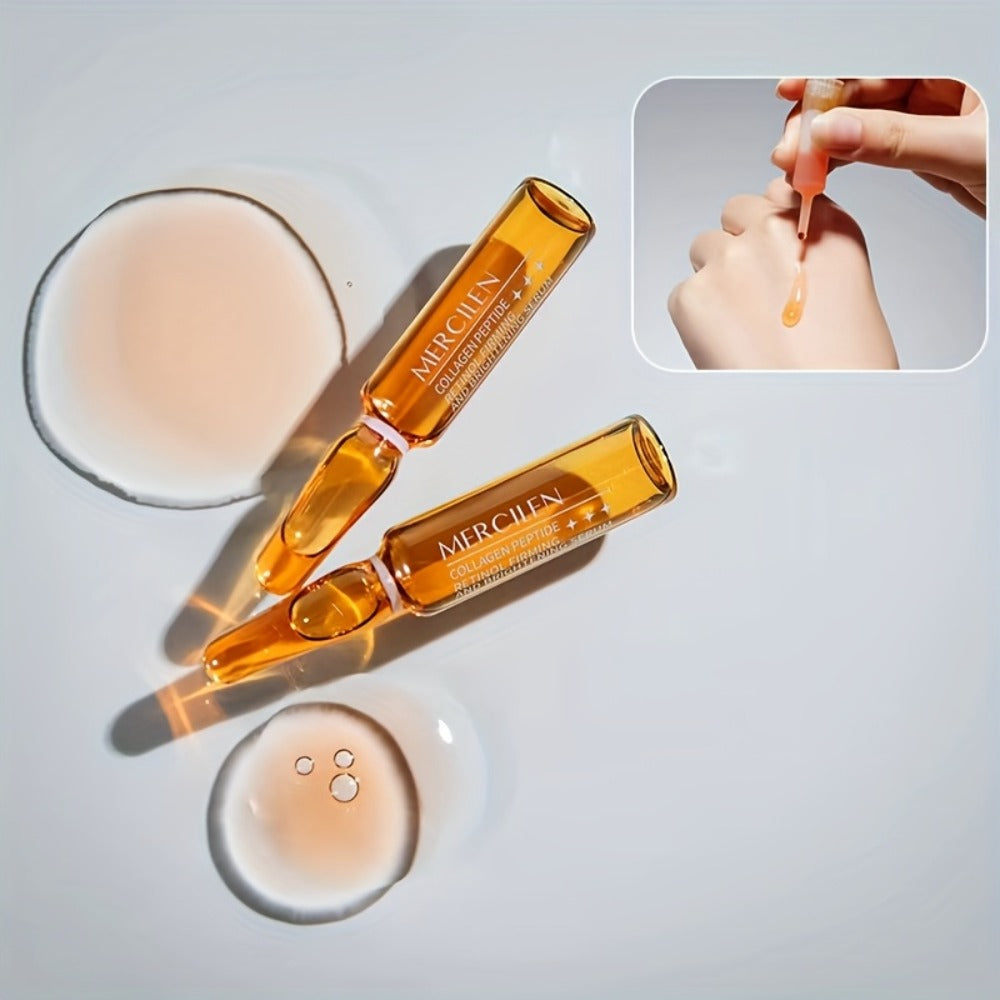 Retinol Face Serum 1.42oz - Collagen Peptide Anti Wrinkle Dropper Serum, Fragrance Free Sensitive Skin Daily Skincare for Wom
