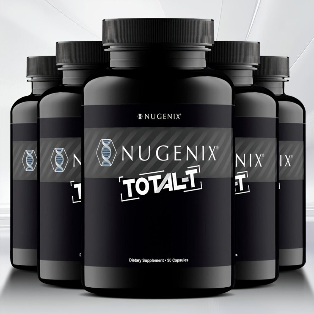 Five-Bottle L-Citrulline Men's Health Supplement Capsule Set with Coordinated Containers and Labels — image 1