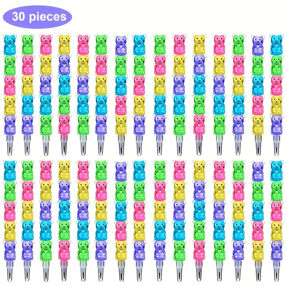 Bear Stackable Pencils 5-in-1 HB 59pcs No Sharpening Needed for Parties, Celebrations and Guest Favors — image 6