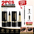 Waterproof Eyeliner Pencil 2-Pack for Women – Smudge-Proof Sweat-Resistant Black Liner, for Makeup, Travel and Everyday Vanit
